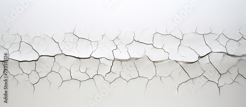 Aged White Wall Displaying ...