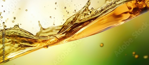 Vibrant Green Background wi...