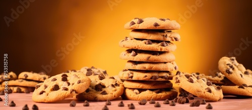 Delicious Stack of Chocolat...