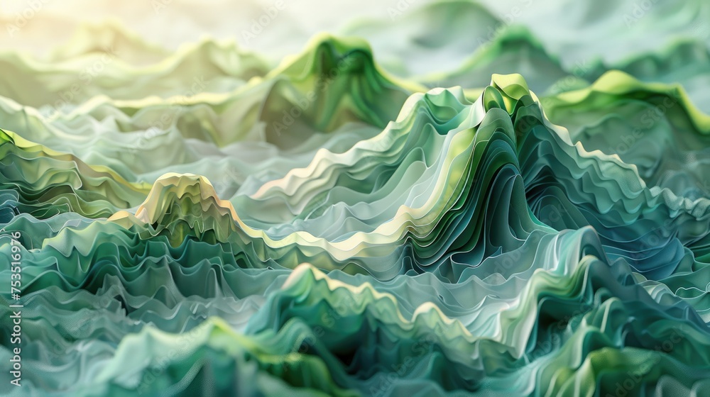 A serene abstract landscape with a harmonious blend of blue and green hues, symbolizing the intersection of technology and nature. A serene abstract landscape with a harmonious blend of blue and green hues, symbolizing the intersection of technology and nature.