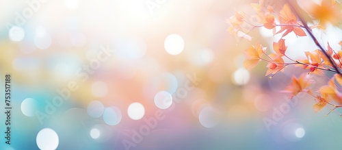 Vibrant Green Leaves on a T...