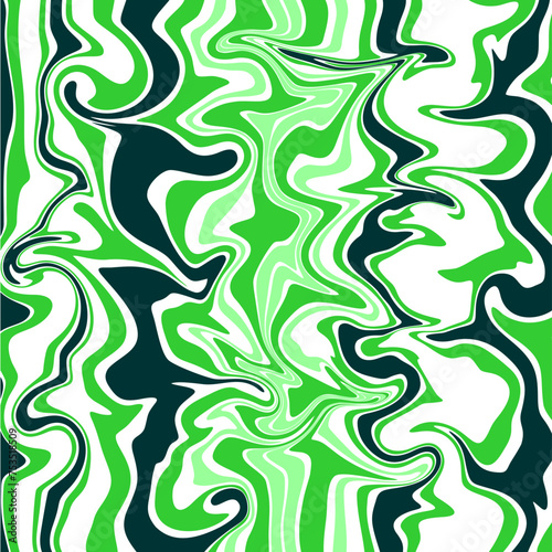 Liquify Abstract Vector Background green