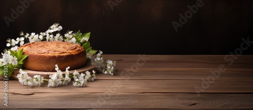 Delicious Cake Adorned with...