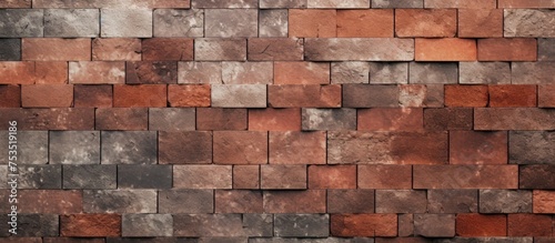 A brown brick wall is promi...