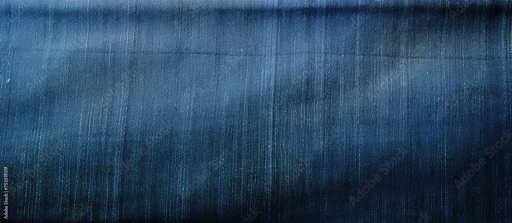 A detailed view of a blue cloth texture, showcasing the intricate weave and pattern of the fabric up close. A detailed view of a blue cloth texture, showcasing the intricate weave and pattern of the fabric up close.