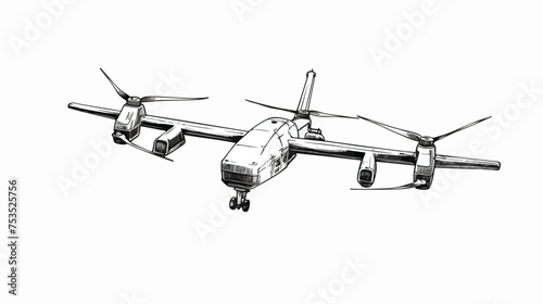 Fototapeta Naklejka Na Ścianę i Meble -  Unmanned Aerial Vehicle (UAV).