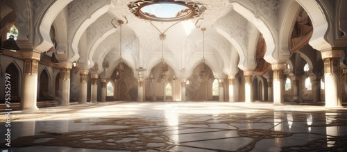Interior design of Ibn Tulum mosque