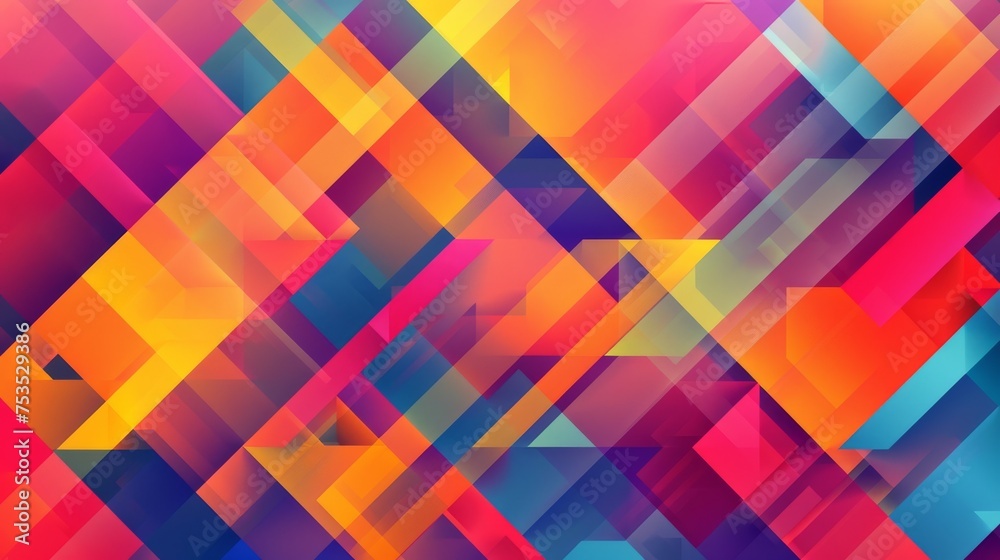 Abstract geometric pattern with vibrant colors. Abstract geometric pattern with vibrant colors.