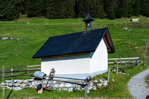 St. Wendelinkapelle auf der Alp Rinderbüel photo