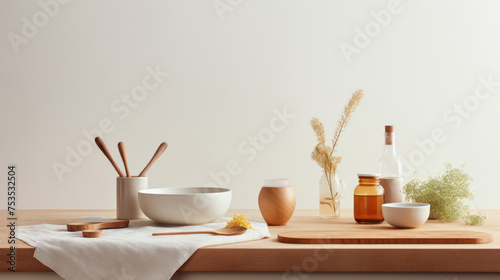 Serene Still Life with Bowl and Wheat Ears