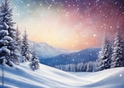 winter space of snow background © ProArt Studios