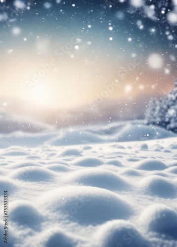 winter space of snow background © ProArt Studios
