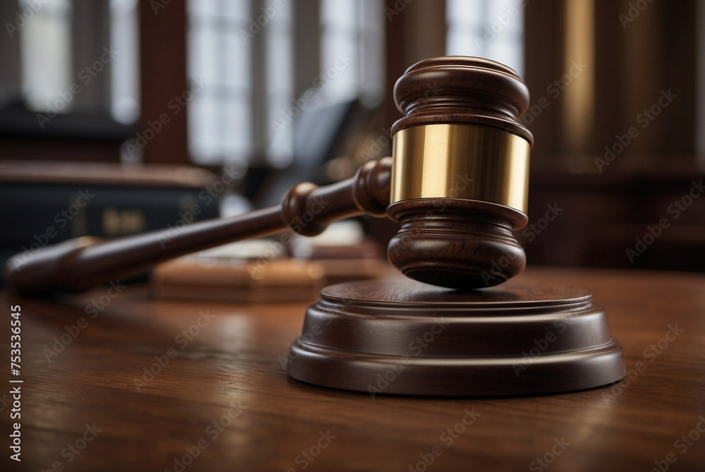 Sharp close-up of a wooden gavel resting on a wooden table, representing judicial power and deliberation. Sharp close-up of a wooden gavel resting on a wooden table, representing judicial power and deliberation.