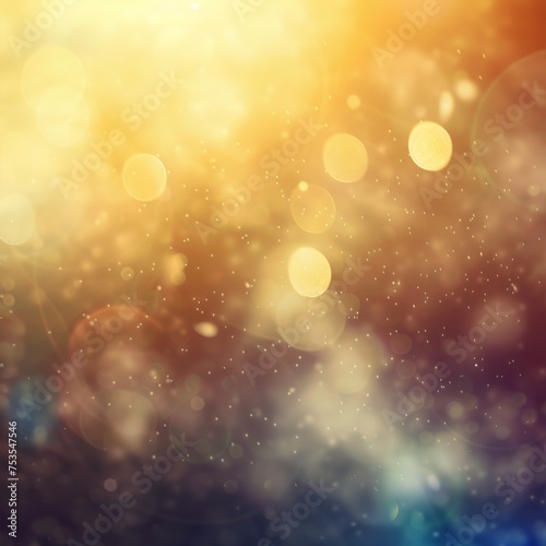 Wallpaper Mural Bright Defocused Abstract Background with lights and floating particles and bokeh Torontodigital.ca