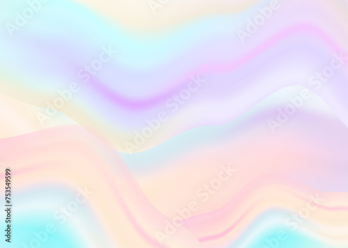 Vibrant Trendy Holographic Background full Vector Illustration, pro Vector