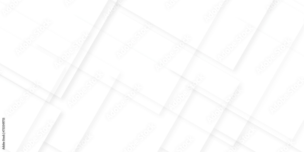 Modern Abstract white background design with layers of textured white transparent material in triangle and squares shapes. White color technology concept geometric line vector background. Modern Abstract white background design with layers of textured white transparent material in triangle and squares shapes. White color technology concept geometric line vector background.