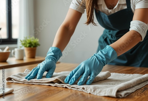 Professional Cleaning Services Ensuring Cleanliness and Hygiene in Homes and Offices ai generated photo
