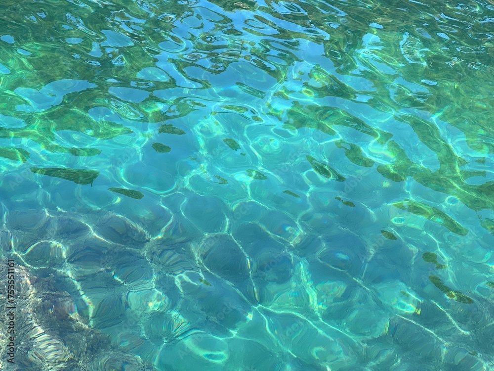 Clear water aqua ocean sea blue turquoise.