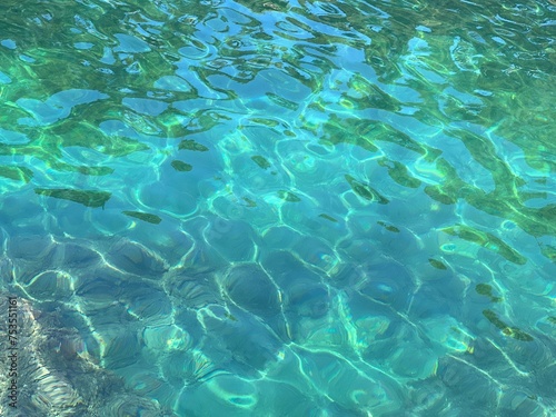 Clear water aqua ocean sea blue turquoise.