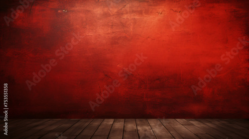 Eerie and spooky red wall background for Halloween 