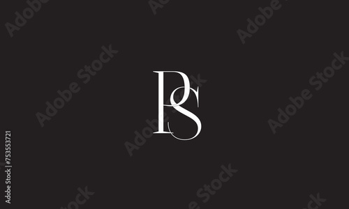 PS, SP, P, S Abstract Letters Logo Monogram