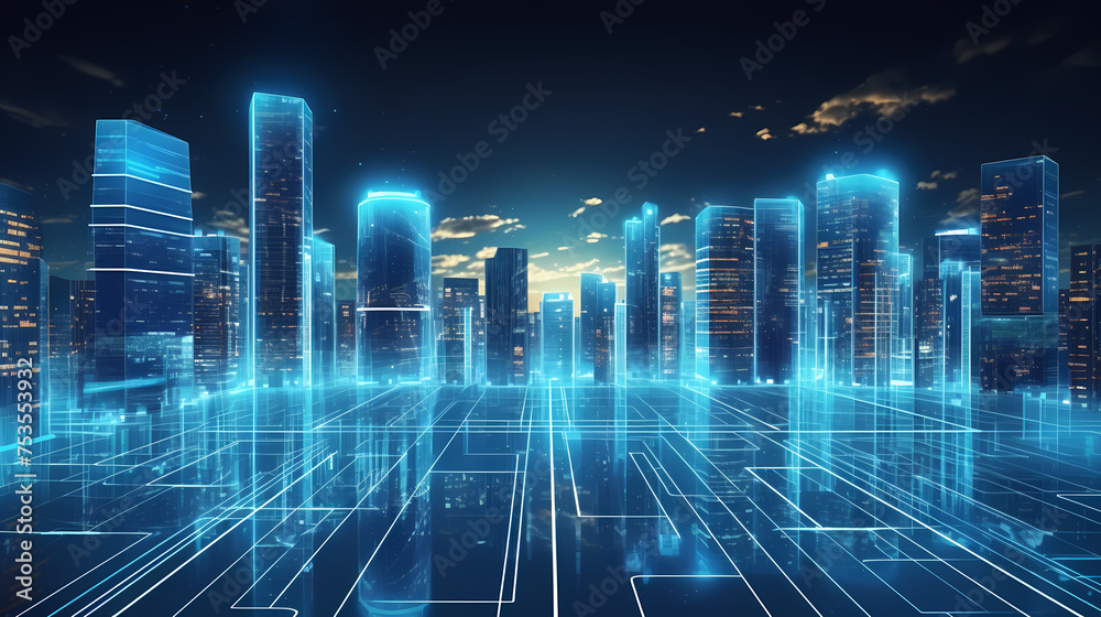 Global business, internet network connection, internet of things, smart city concept Global business, internet network connection, internet of things, smart city concept