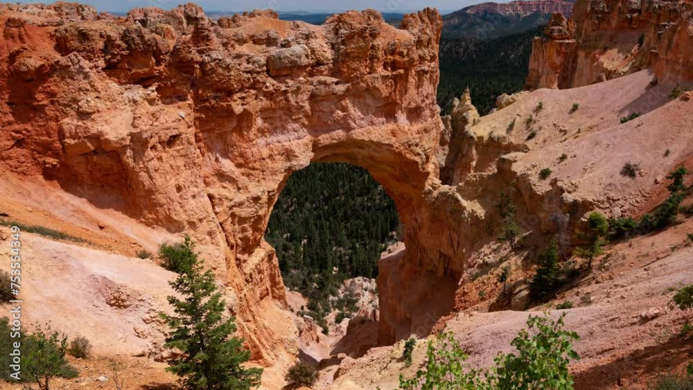 Bryce Canyon Time Lapse Natural Bridge Tilt Up Utah USA Bryce Canyon Time Lapse Natural Bridge Tilt Up Utah USA