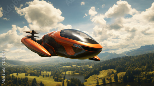 Flying car prototypes transportation