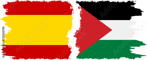 Palestine and Spain grunge flags connection vector Free Download Palestine and Spain grunge flags connection vector - GFXLoad
