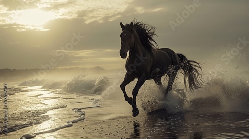 Beach Horse Gallop