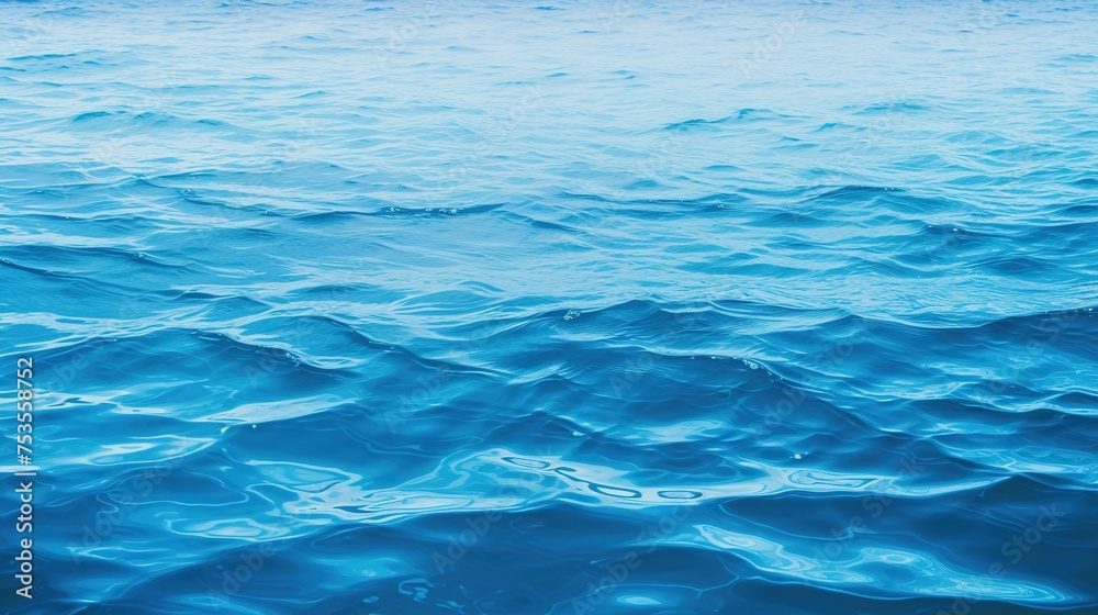 Calm blue waves dominate the frame, perfect for themes of peace and serenity, ideal as a soothing background or for wellness-related content, with a large area for text. Calm blue waves dominate the frame, perfect for themes of peace and serenity, ideal as a soothing background or for wellness-related content, with a large area for text.
