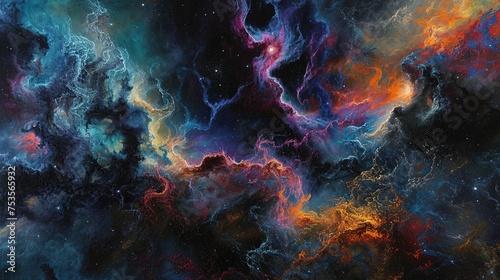 galaxy and nebula. abstract background. universe, stars and galaxies. universe. colorful background. space.