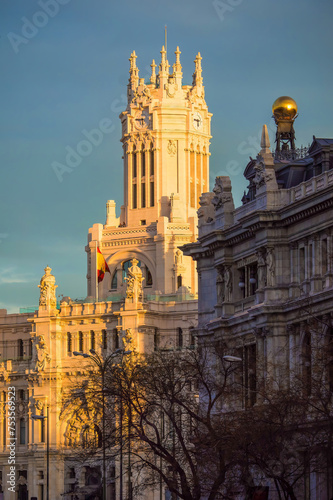 Cybele Palace (Palacio de Comunicaciones) in Madrid, Spain photo