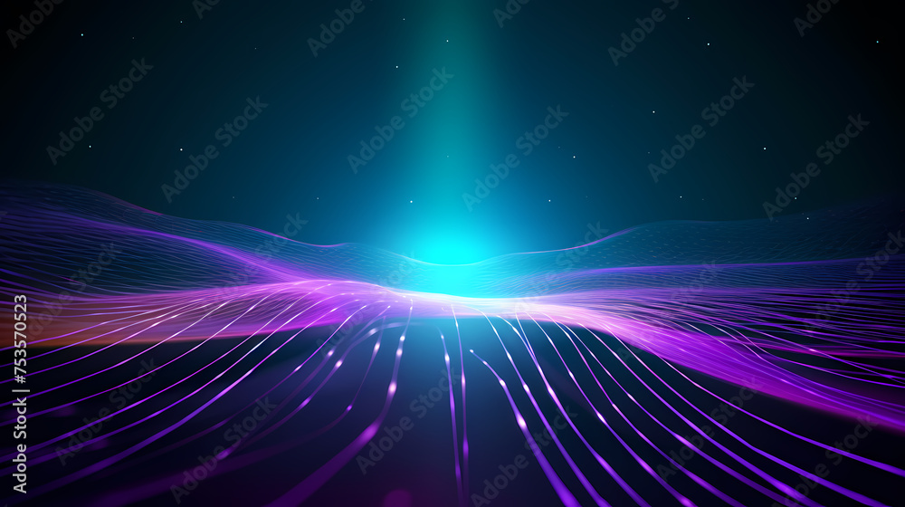 IT data and information display in modern particle energy flow, background, wallpaper IT data and information display in modern particle energy flow, background, wallpaper