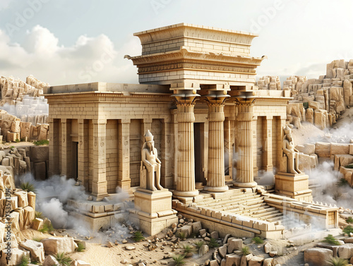 architecture exterior temple of Solomon