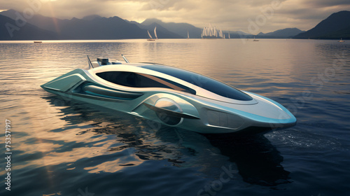 Hydrogen fuel cell boats transportation © Cedar