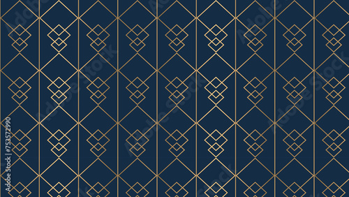 seamless pattern in blue geomtric pattern