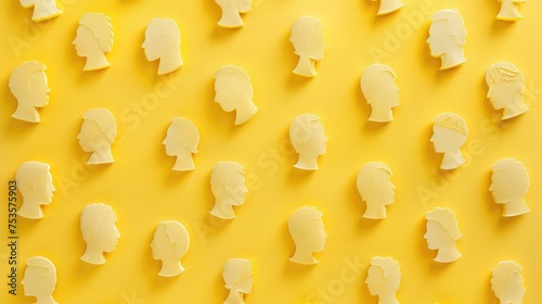 Seamless Texture of People's Avatars