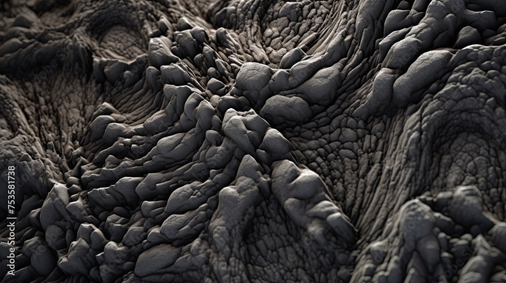 Fossilized fuel texture background. Microscopic view. Ai Generative - obrazy, fototapety, plakaty 