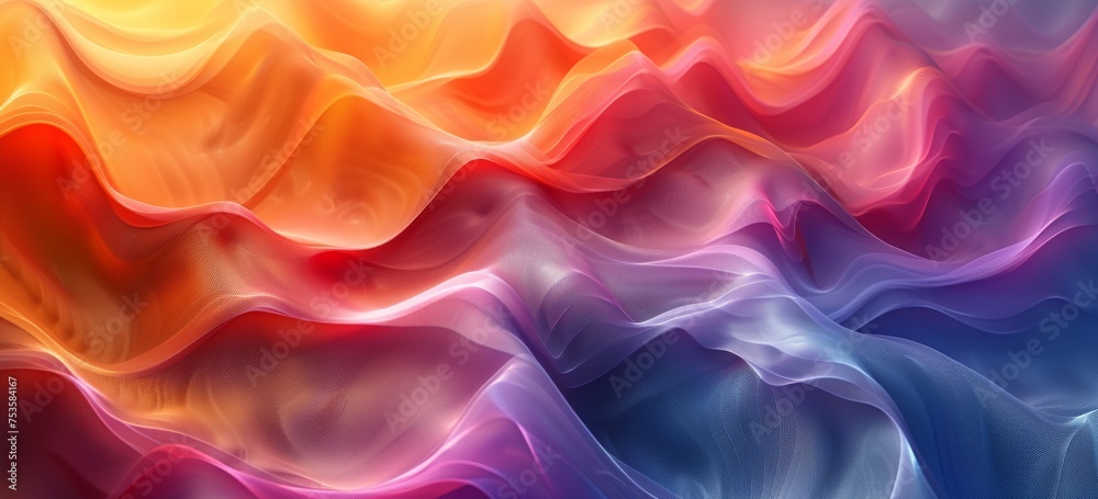 Obraz premium Spherical Spectrum Vibrant Journey Through Abstract Realms