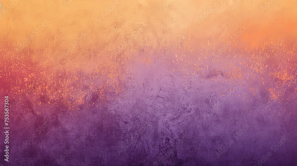 Sunrise Serenity - A smooth gradient from deep purple to soft orange, mimicking a serene sunrise, with a subtle grainy texture adding warmth. 