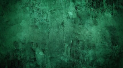 Elegant dark emerald green background with black shadow border and old vintage grunge texture design