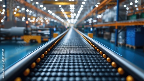 automatic conveyor belt logistics