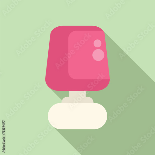 Protector ear plug icon flat vector. Canal foam cover. Auditory medical