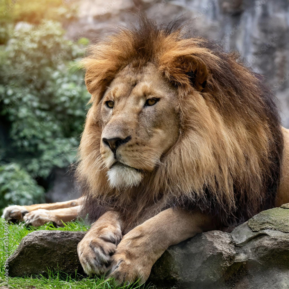 Fototapeta premium 동물의왕 사자