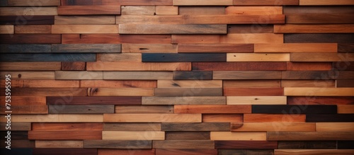 Vintage hardwood plank wall pattern for interior and exterior decoration concept