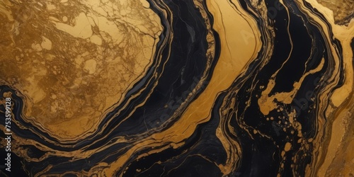 Luxury golden marble texture. Marble ink abstract art from exquisite original painting for abstract background