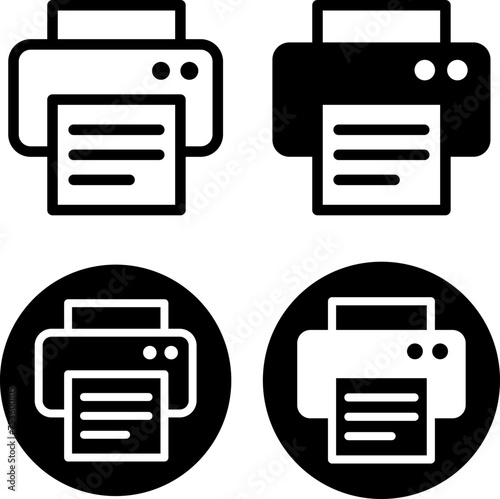 FAX　印刷　アイコンセット