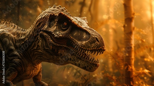 a cinematic and Dramatic portrait image for Dinosauria © creative
