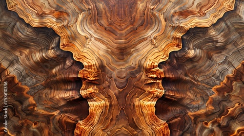 Wallpaper Mural Rough brown wood grain texture evokes a weathered desert landscape with red sandstone cliffs Torontodigital.ca